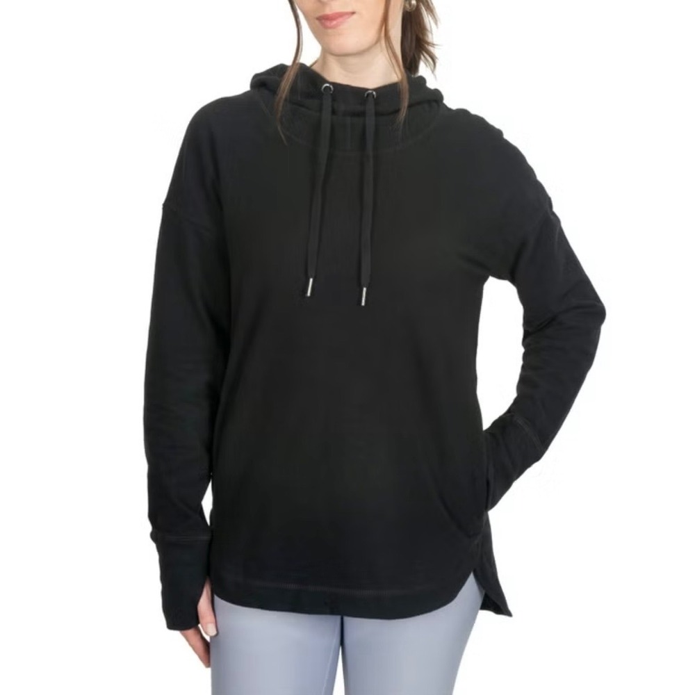 Sweaty Betty Small Escape Luxe Fleece Hoody Womens Black SB6426